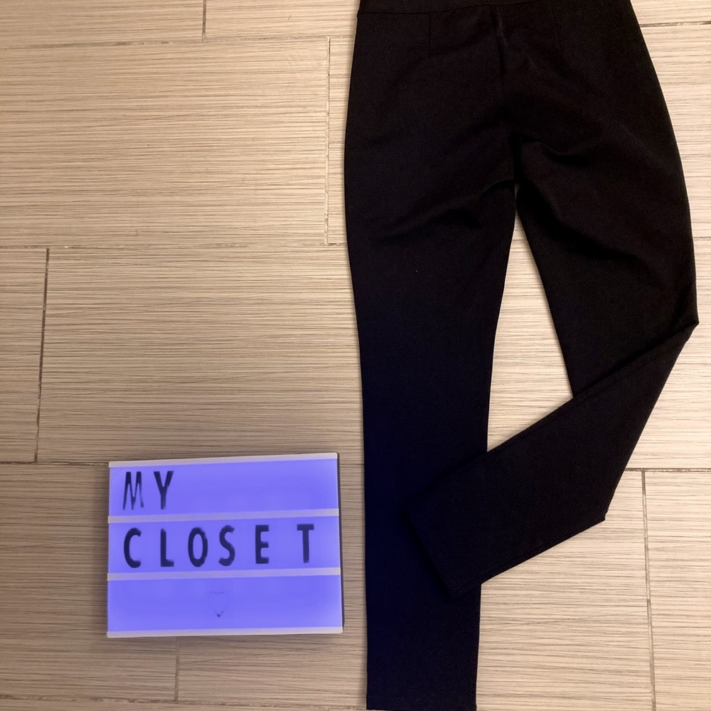 Theory black pants .modern ski